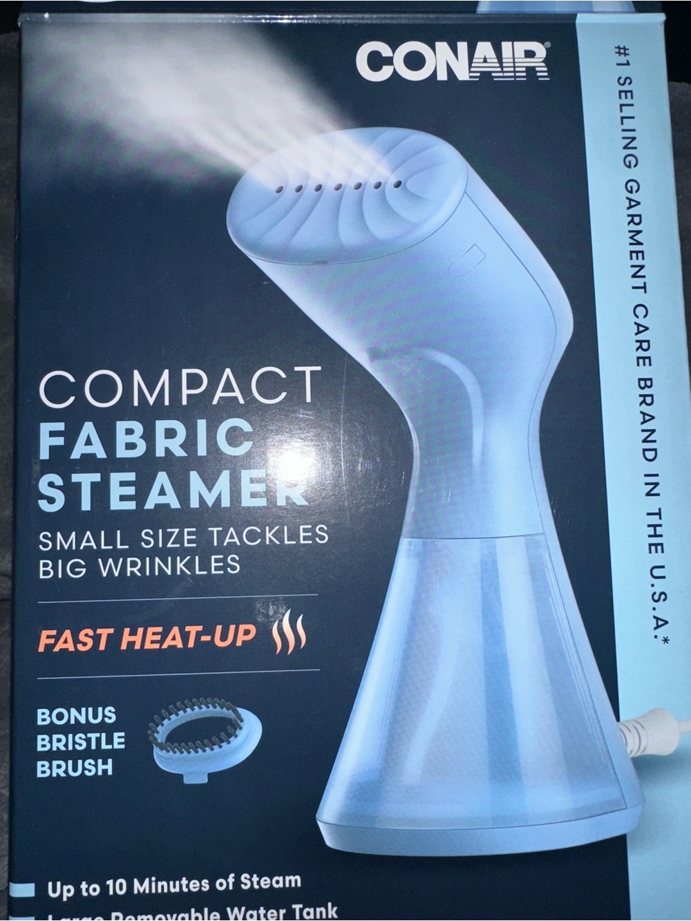 Conair Compact Fabric Steamer in Light Blue